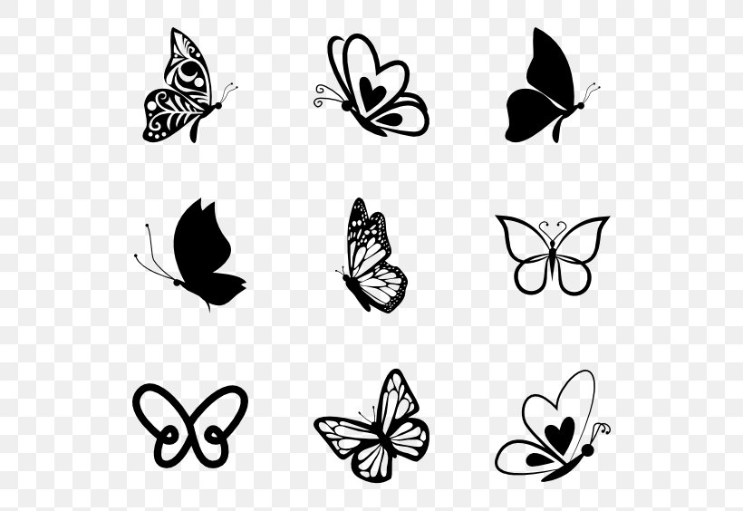 Monarch Butterfly Clip Art, PNG, 600x564px, Monarch Butterfly, Black, Black And White, Brush Footed Butterfly, Butterflies And Moths Download Free