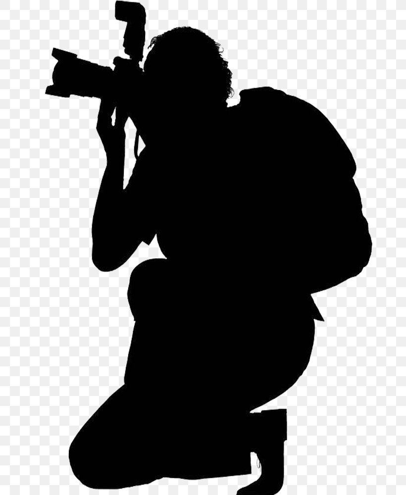 Silhouette Photography Journalist Photographer, PNG, 685x1000px, Silhouette, Black And White, Camera Operator, Human Behavior, Joint Download Free