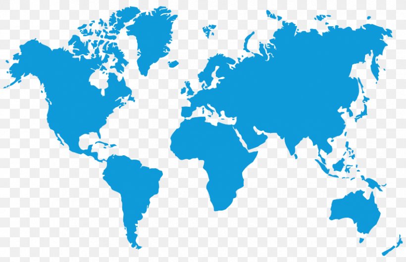 World Map Vector Map, PNG, 850x550px, World, Area, Atlas, Blue, Cartography Download Free