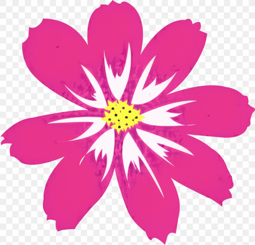 Pink Flower Cartoon, PNG, 900x867px, Garden Cosmos, Annual Plant, Chrysanthemum, Cosmos, Dahlia Download Free