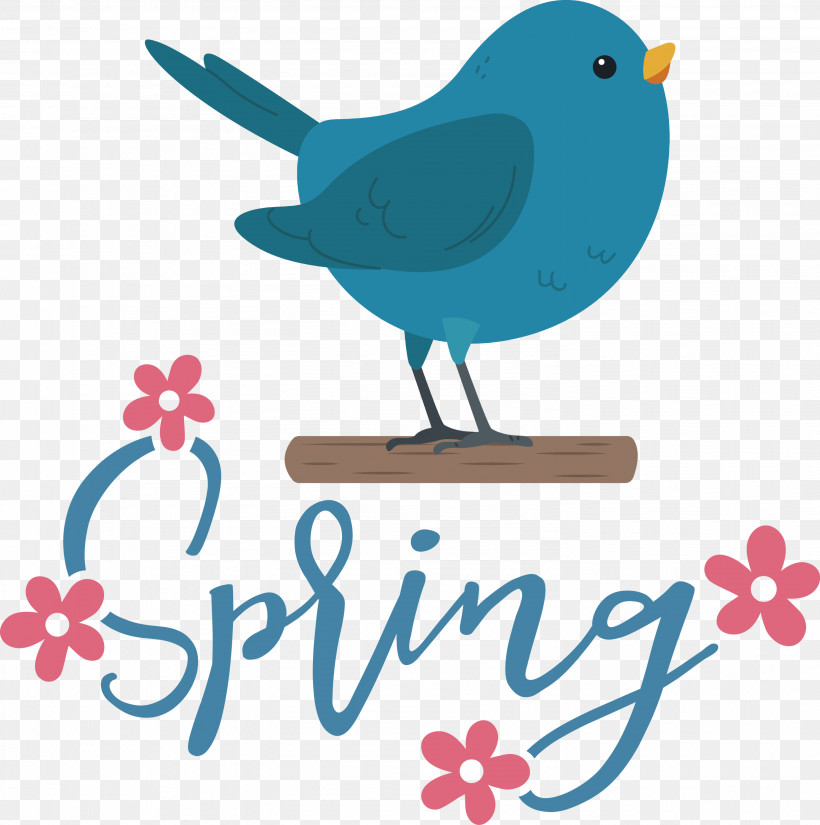 Spring Bird, PNG, 2981x3000px, Spring, Bird, Birds, Drawing, Flat Design Download Free
