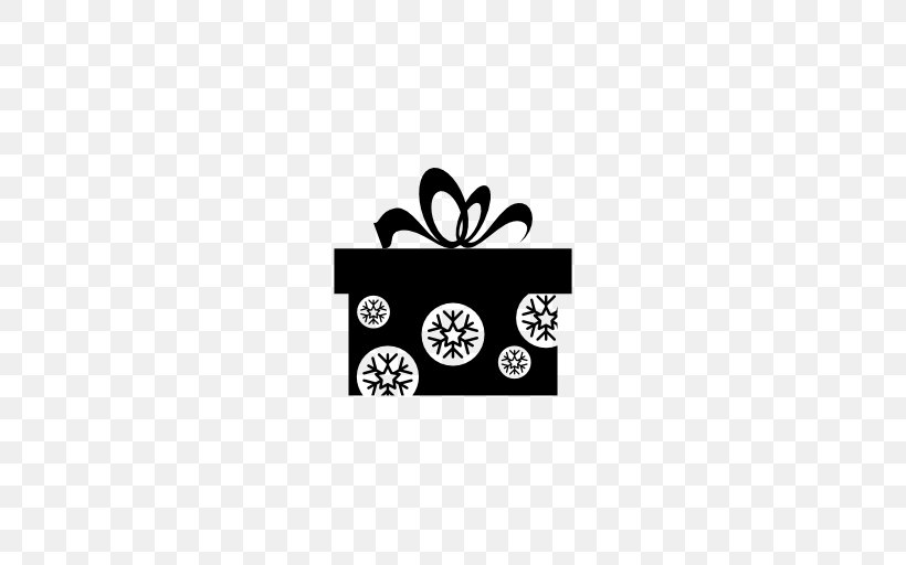 Christmas Paper Gift, PNG, 512x512px, Christmas, Black, Black And White, Box, Brand Download Free