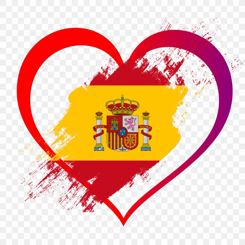 Flag Of Spain Flag Of Portugal Flag Of The United States, PNG, 4167x4167px, Watercolor, Cartoon, Flower, Frame, Heart Download Free