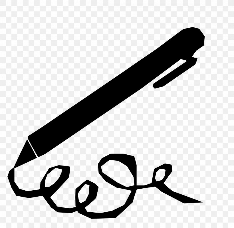 Pens Black And White Drawing Clip Art, PNG, 2400x2341px, Pens, Black, Black And White, Cartoon, Drawing Download Free