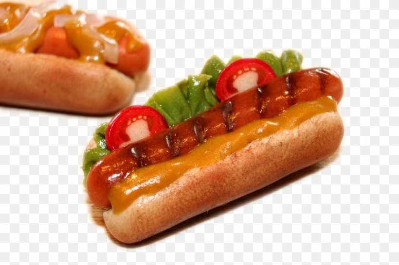 Chicago-style Hot Dog Sausage Bratwurst Ham, PNG, 900x600px, Hot Dog, American Food, Bockwurst, Bratwurst, Breakfast Sausage Download Free