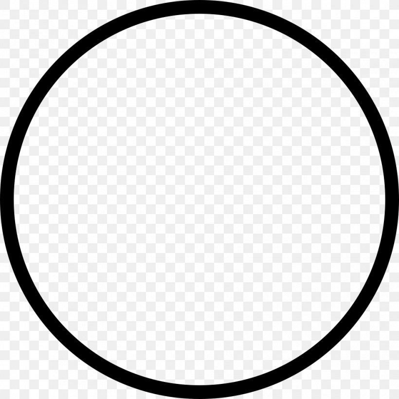 Circle Clip Art, PNG, 980x980px, Shape, Area, Black, Black And White, Drawing Download Free