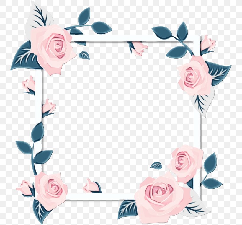 Floral Wedding Invitation Background, PNG, 750x762px, Picture Frames, Floral Design, Flower, Flower Frame, Garden Roses Download Free