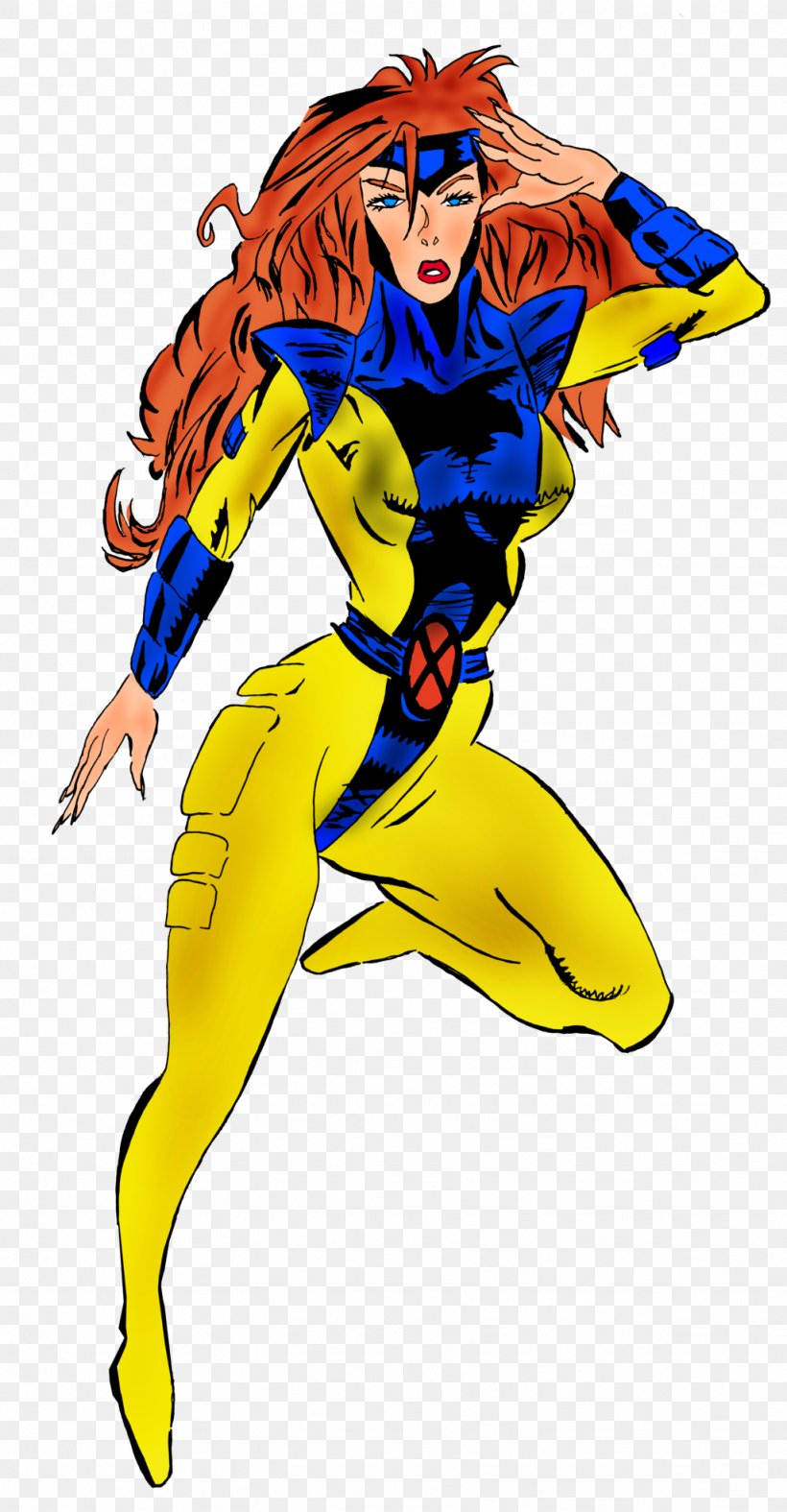 Jean Grey Professor X Cyclops X-Men Superhero, PNG, 1024x1967px, Jean Grey, Art, Cartoon, Comics, Cyclops Download Free