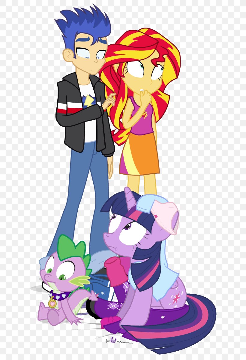 Sunset Shimmer Twilight Sparkle Spike Flash Sentry Rarity, PNG, 660x1200px, Watercolor, Cartoon, Flower, Frame, Heart Download Free