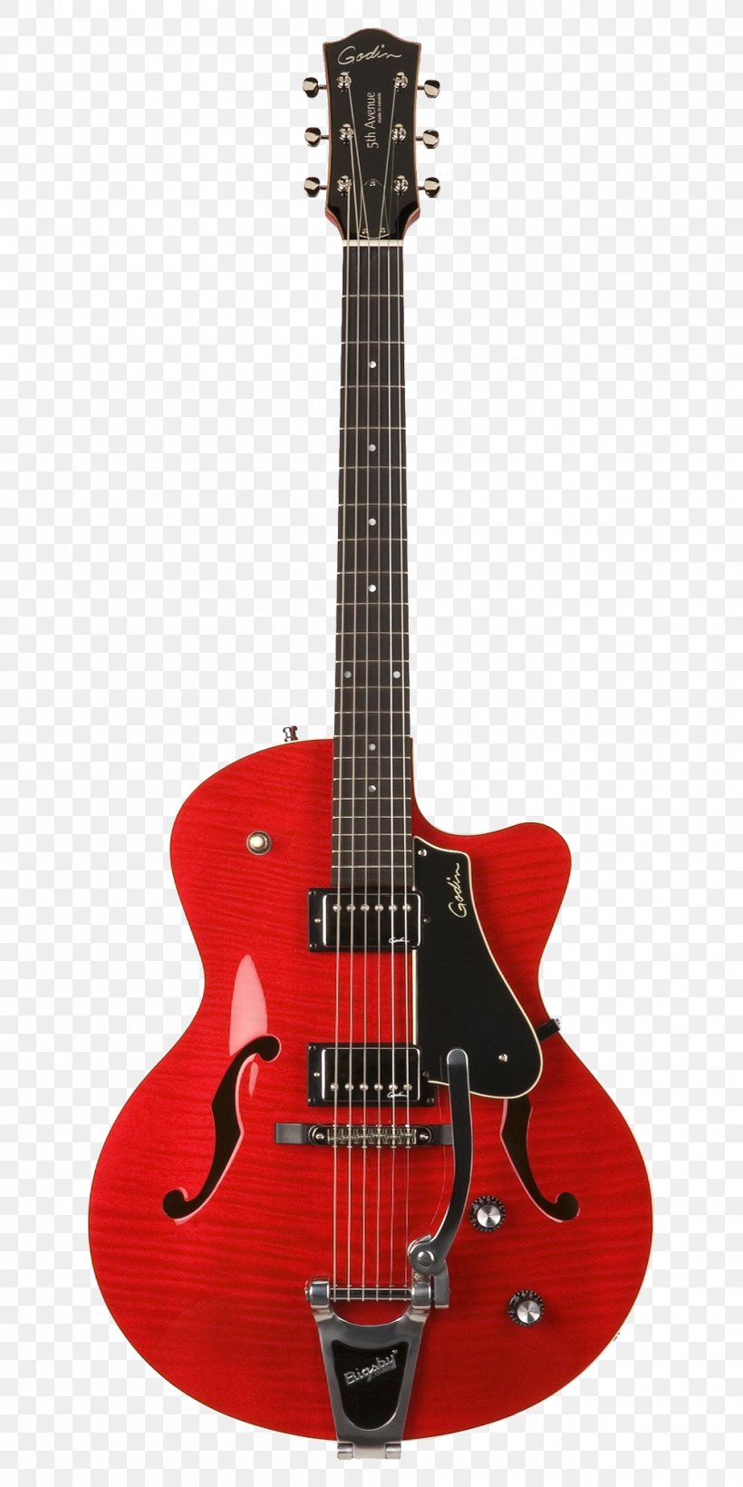 Electric Guitar Archtop Guitar Semi-acoustic Guitar Godin 5th Avenue, PNG, 1000x2000px, Guitar, Acoustic Electric Guitar, Acoustic Guitar, Archtop Guitar, Bass Guitar Download Free