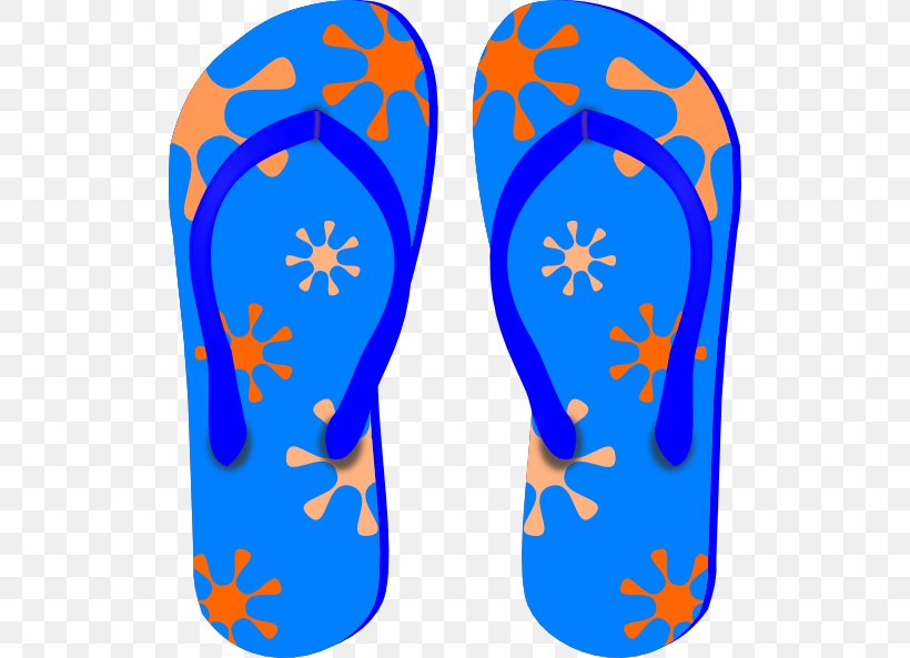 Flip-flops Sandal Clip Art, PNG, 516x593px, Flipflops, Area, Electric Blue, Flip Flops, Footwear Download Free