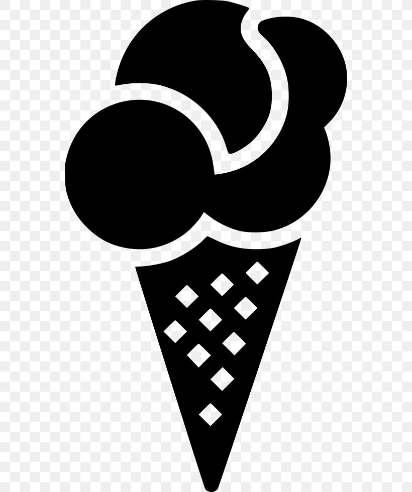 Ice Cream Sorbet Food, PNG, 562x980px, Ice Cream, Black, Black And White, Cream, Dessert Download Free
