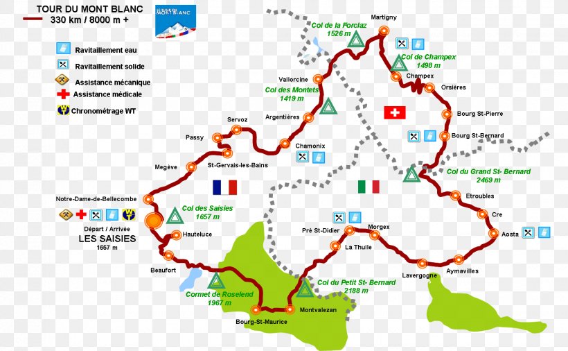 Tour Du Mont Blanc Montblanc Cycling Map, PNG, 1532x946px, Tour Du Mont Blanc, Afacere, Area, Avalanche Transceiver, Bicycle Touring Download Free