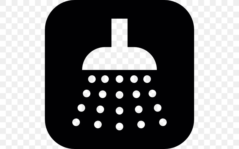 Swimming Pool Shower Hotel Bathroom, PNG, 512x512px, Swimming Pool, Bathroom, Black, Black And White, Chlorine Download Free