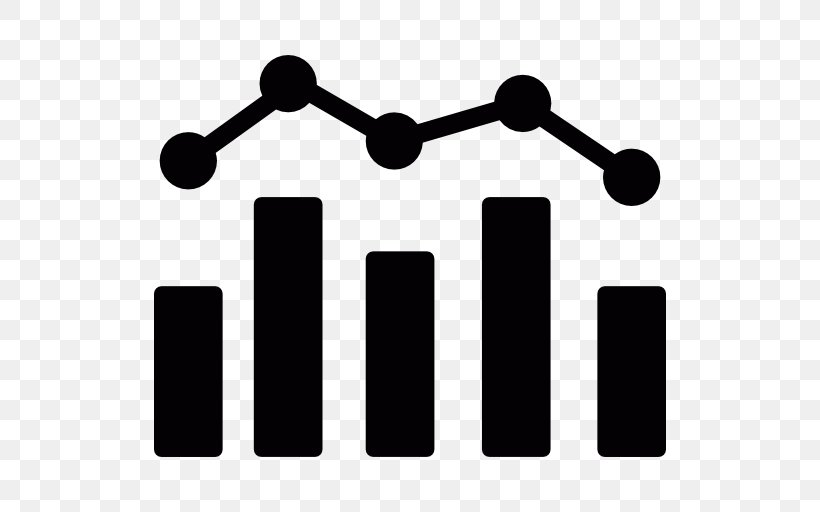 Bar Chart Line Chart Statistics, PNG, 512x512px, Chart, Bar Chart, Black And White, Brand, Diagram Download Free