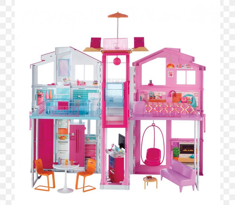 Barbie Dollhouse Toy Mattel, PNG, 1258x1100px, Barbie, Barbie As Rapunzel, Doll, Dollhouse, Home Download Free