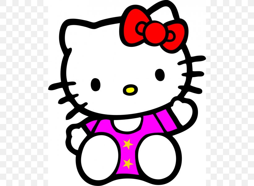 Hello Kitty Online Vector Graphics Drawing Image, PNG, 600x600px, Watercolor, Cartoon, Flower, Frame, Heart Download Free