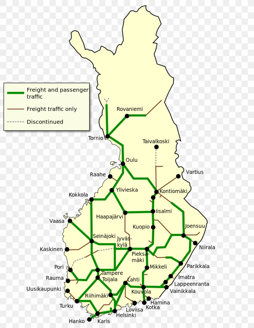 Rail Transport In Finland Rail Transport In Finland Train VR, PNG, 930x1198px, Finland, Area, Diagram, Finnish Language, Organism Download Free