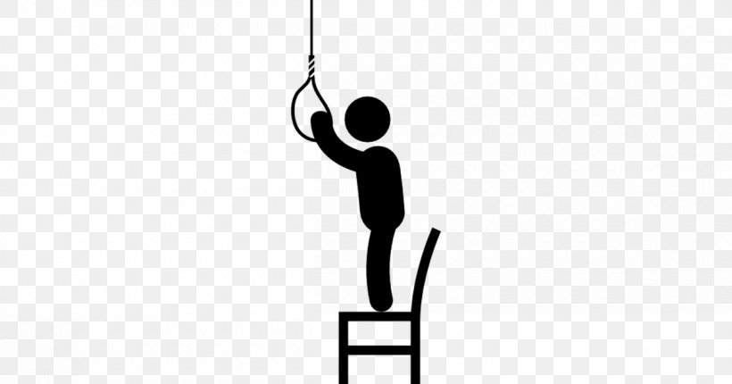 Suicide By Hanging Suicide By Hanging Clip Art, PNG, 1200x630px, Suicide, Black, Black And White, Bullying, Capital Punishment Download Free