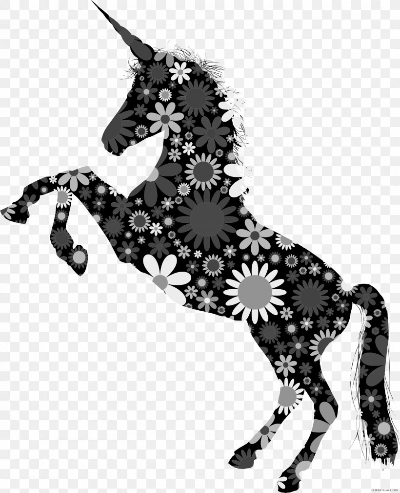 Winged Unicorn Clip Art Horse Image, PNG, 1876x2310px, Unicorn, Abziehtattoo, Art, Big Cats, Black Download Free