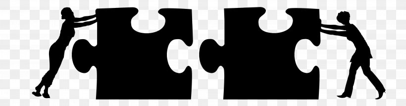 Jigsaw Puzzles Clip Art, PNG, 4037x1056px, Jigsaw Puzzles, Black, Black And White, Brand, Chess Piece Download Free