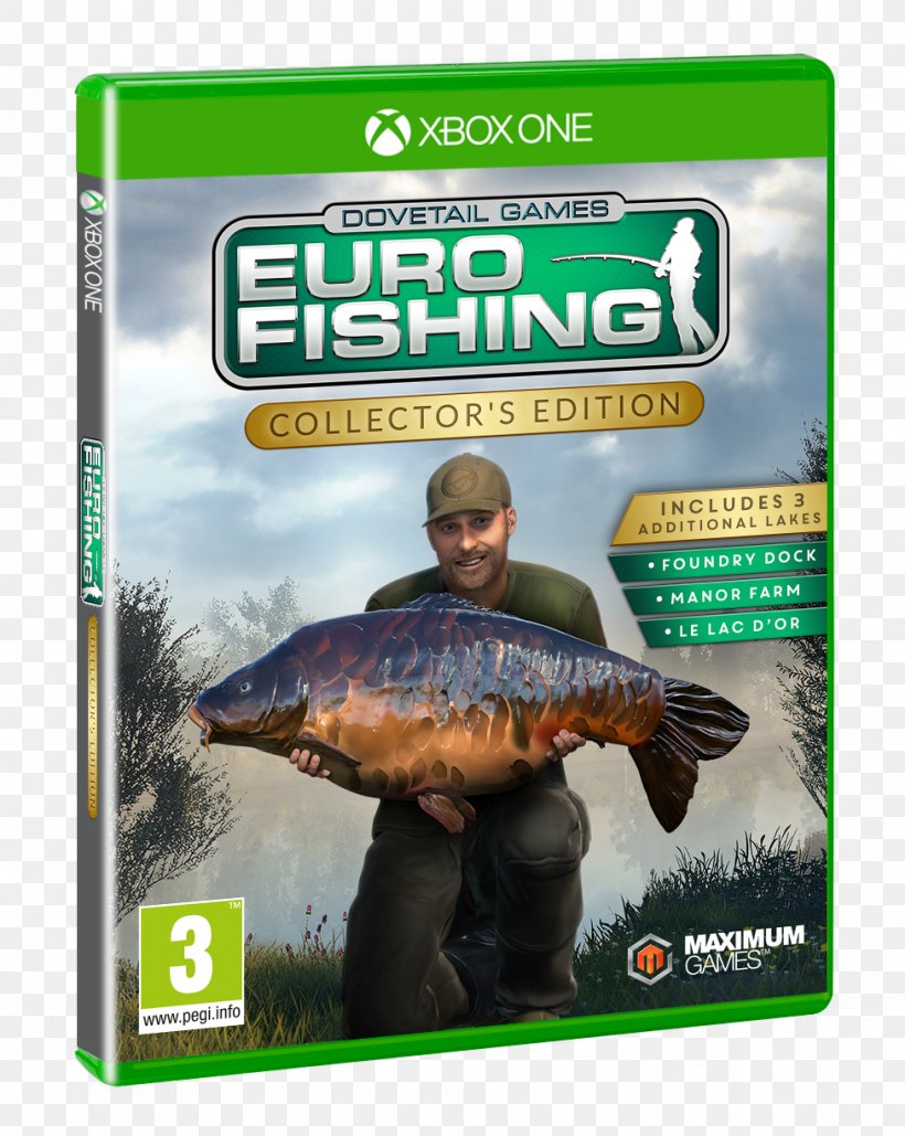 Dovetail Games Euro Fishing PlayStation 4 Xbox One Video Game, PNG, 976x1225px, Playstation 4, Carp, Dirt Rally, Dovetail Games, Farming Simulator 15 Download Free