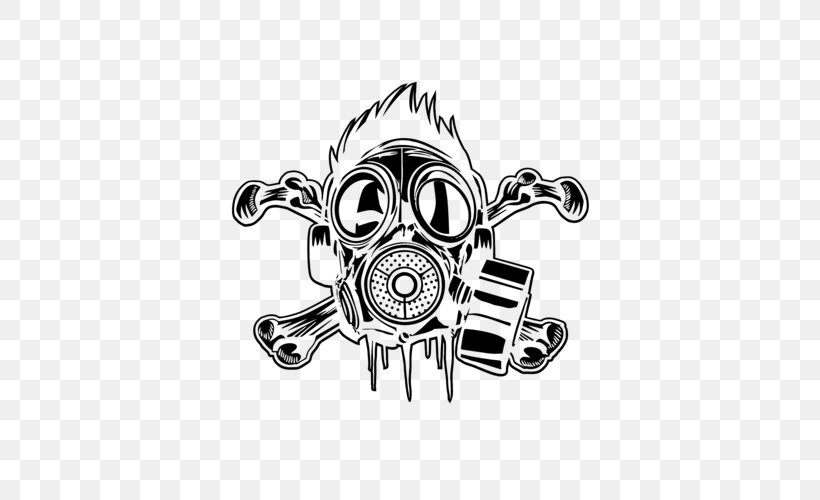 Gas Mask M50 Joint Service General Purpose Mask Headgear Skull And Crossbones, PNG, 500x500px, Watercolor, Cartoon, Flower, Frame, Heart Download Free