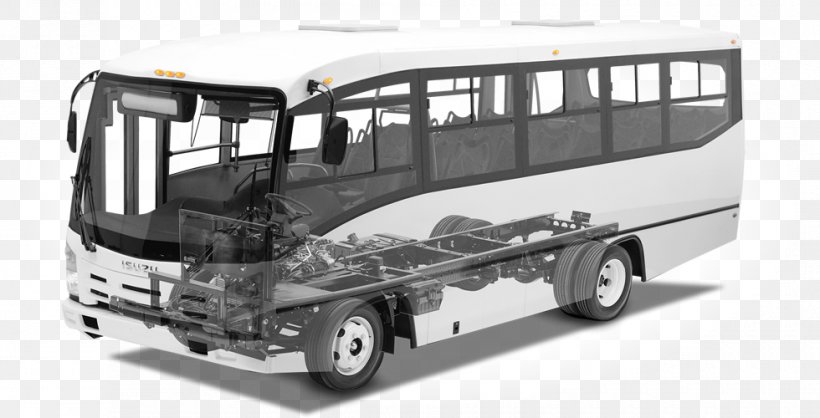 Isuzu Motors Ltd. Bus Isuzu Elf Car, PNG, 980x500px, Isuzu, Automotive Exterior, Axle, Bodyonframe, Bus Download Free
