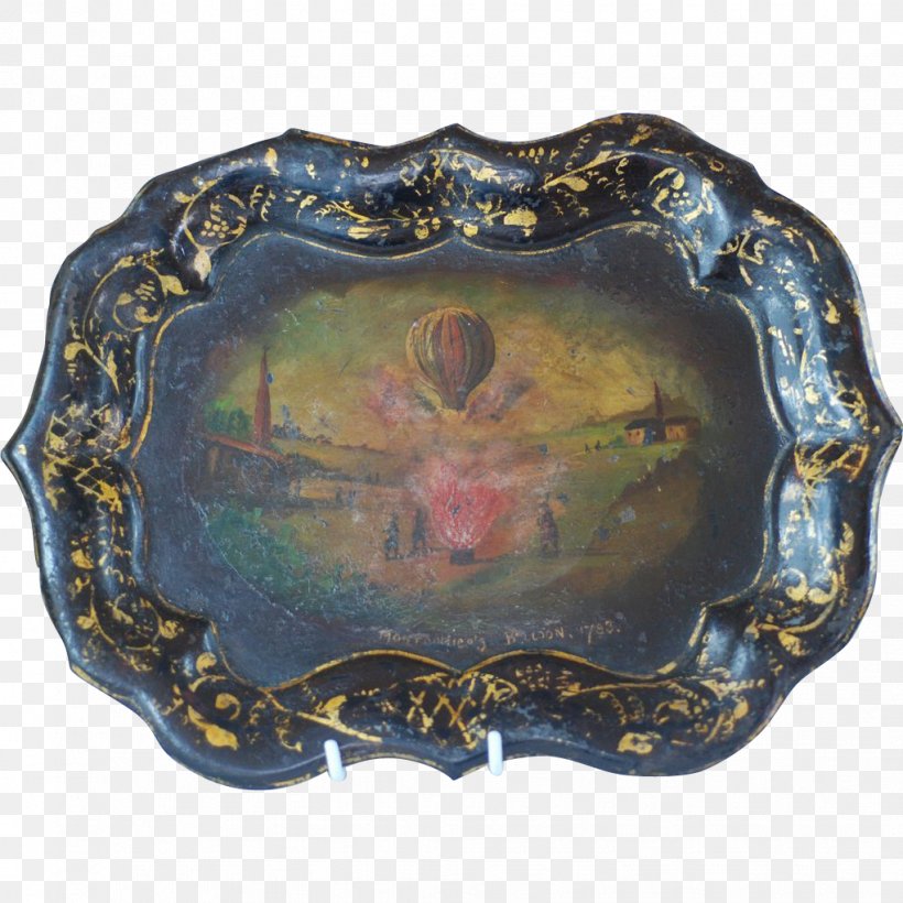 Platter Tableware Montgolfier Brothers Plate Metal, PNG, 1021x1021px, Platter, Antique, Balloon, Dishware, Ebay Download Free