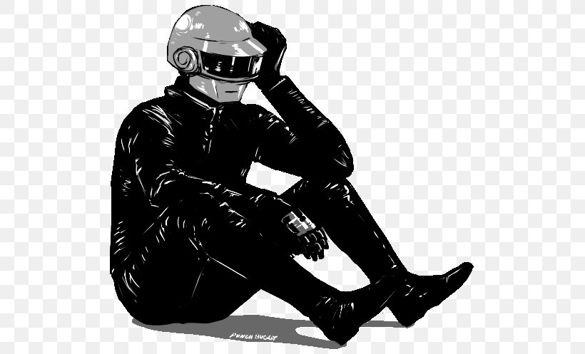 Helmet Protective Gear In Sports Motorcycle Accessories Como Prometi Daft Punk, PNG, 531x497px, Helmet, Black And White, Daft Punk, Grammy Awards, Headgear Download Free