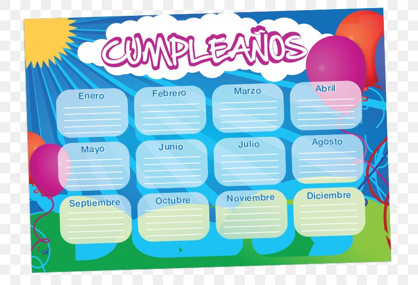 Calendar Classroom Birthday School Party, PNG, 760x560px, Calendar, Alumnado, Aqua, Area, Birthday Download Free