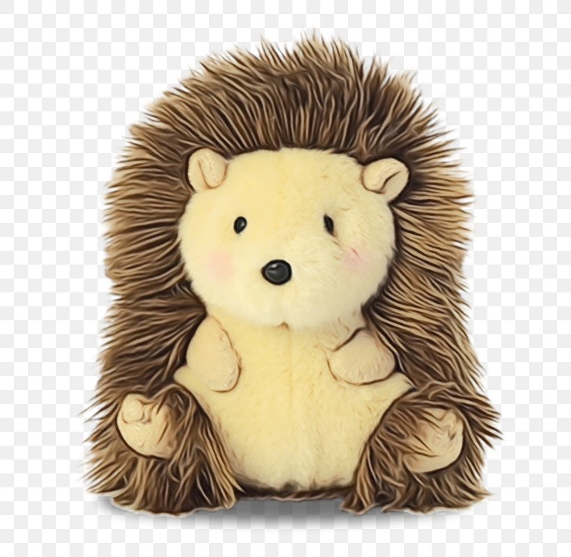 Hedgehog Stuffed Toy Erinaceidae Animal Figure Porcupine, PNG, 800x800px, Watercolor, Animal Figure, Erinaceidae, Fur, Hedgehog Download Free