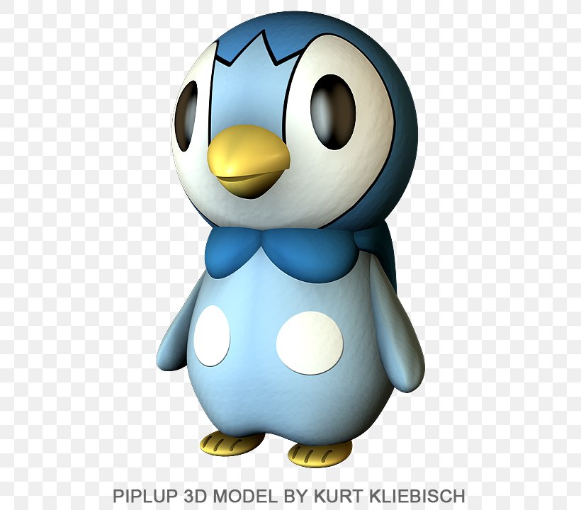 Penguin Piplup 3D Computer Graphics Pokémon Three-dimensional Space, PNG, 552x720px, 3d Computer Graphics, 3d Modeling, Penguin, Animation, Art Download Free