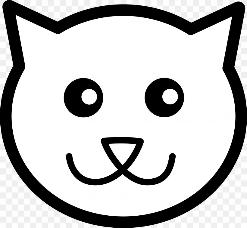 Cat Line Art Kitten Clip Art, PNG, 3333x3081px, Cat, Black And White, Cartoon, Drawing, Emoticon Download Free
