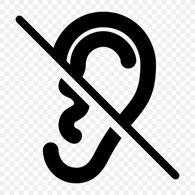 Hearing Loss Symbol Clip Art, PNG, 1600x1600px, Hearing, Audiology, Black And White, Brand, Deaf Culture Download Free