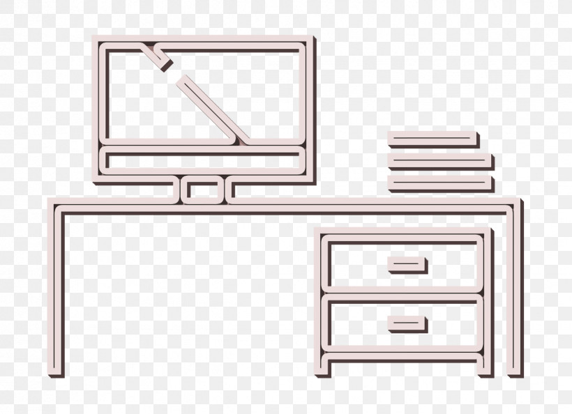 Desk Icon Office Space Icon Office Line Icon, PNG, 1238x898px, Desk Icon, Furniture, Geometry, Line, Mathematics Download Free
