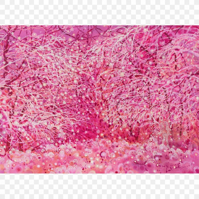 Pink M RTV Pink, PNG, 1000x1000px, Pink M, Blossom, Cherry Blossom, Glitter, Magenta Download Free