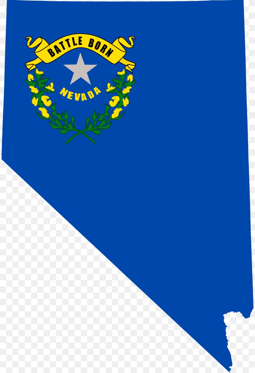 Flag Of Nevada State Flag Flag Of The United States, PNG, 810x1198px, Nevada, Area, Banner, Blue, Brand Download Free