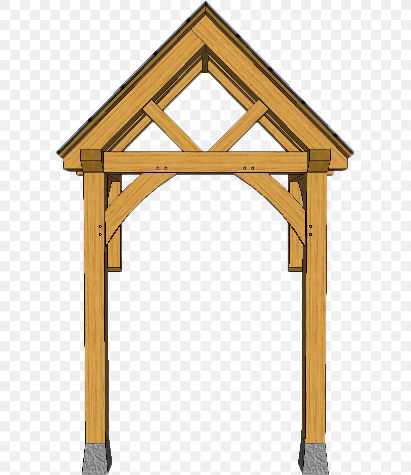 King Post Timber Framing Truss Porch, PNG, 599x947px, King Post, Bracket, Building, Cross Bracing, Framing Download Free