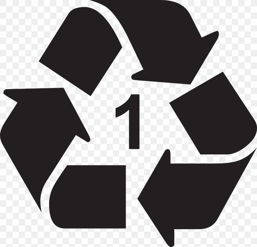 Recycling Symbol Logo Clip Art, PNG, 1280x1232px, Recycling Symbol, Black, Black And White, Brand, Highdensity Polyethylene Download Free
