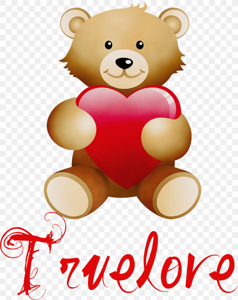 Teddy Bear, PNG, 2379x3000px, True Love, Bears, Giant Panda, Greeting Card, Heart Download Free