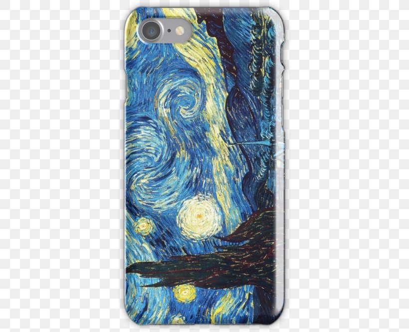 The Starry Night IPhone 7 Plus Painting Artist, PNG, 500x667px, Starry Night, Art, Artist, Claude Monet, Drawing Download Free