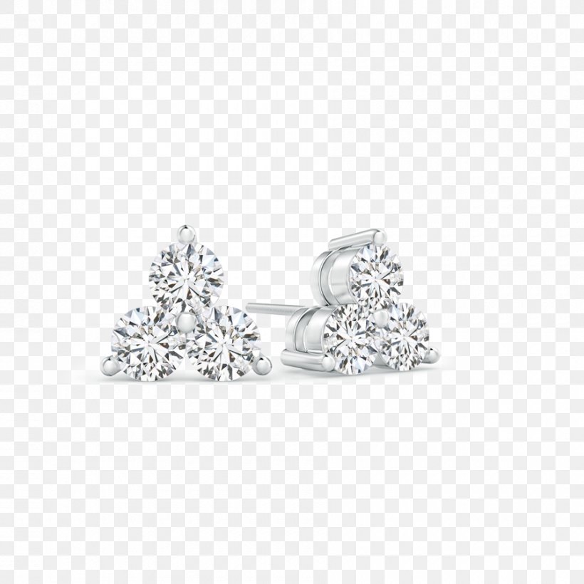 Earring Prong Setting Body Jewellery Diamond Silver, PNG, 900x900px, Earring, Body Jewellery, Body Jewelry, Diamond, Earrings Download Free