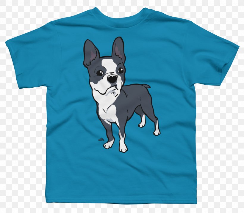 Printed T-shirt Boston Terrier Puppy, PNG, 1800x1575px, Tshirt, Boston Terrier, Breed, Carnivoran, Dog Download Free