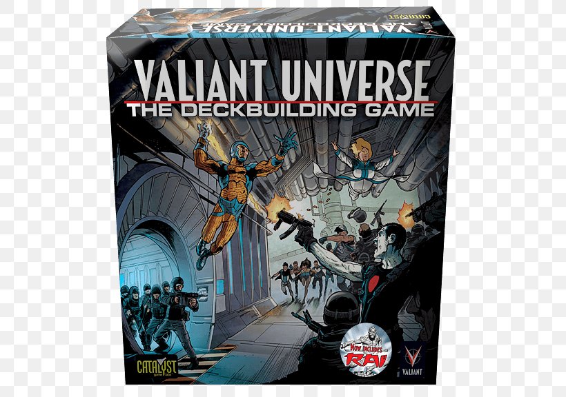 Valiant Comics Deck-building Game Card Game Board Game, PNG, 576x576px, Valiant Comics, Action Figure, Board Game, Building, Card Game Download Free