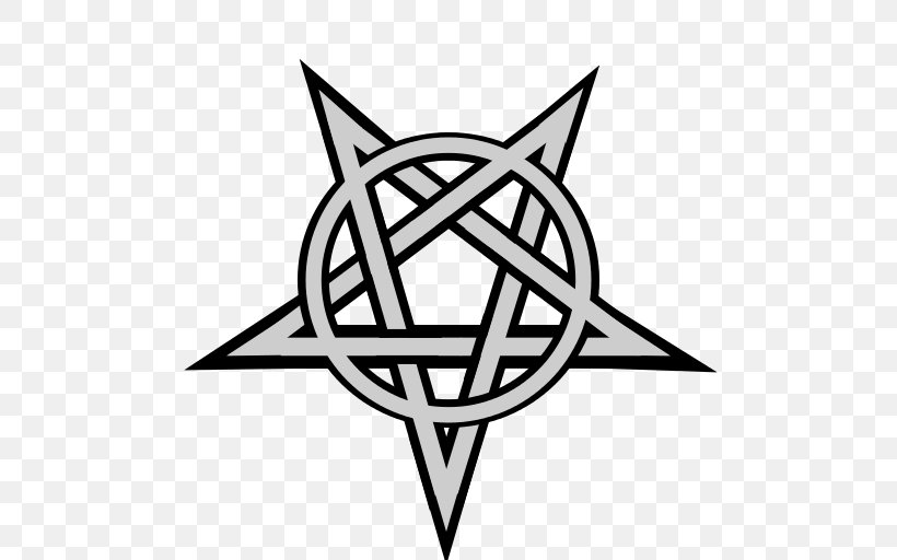 Pentagram Symbol Paper Endless Knot Sticker, PNG, 512x512px, Pentagram, Black, Black And White, Brand, Celtic Knot Download Free