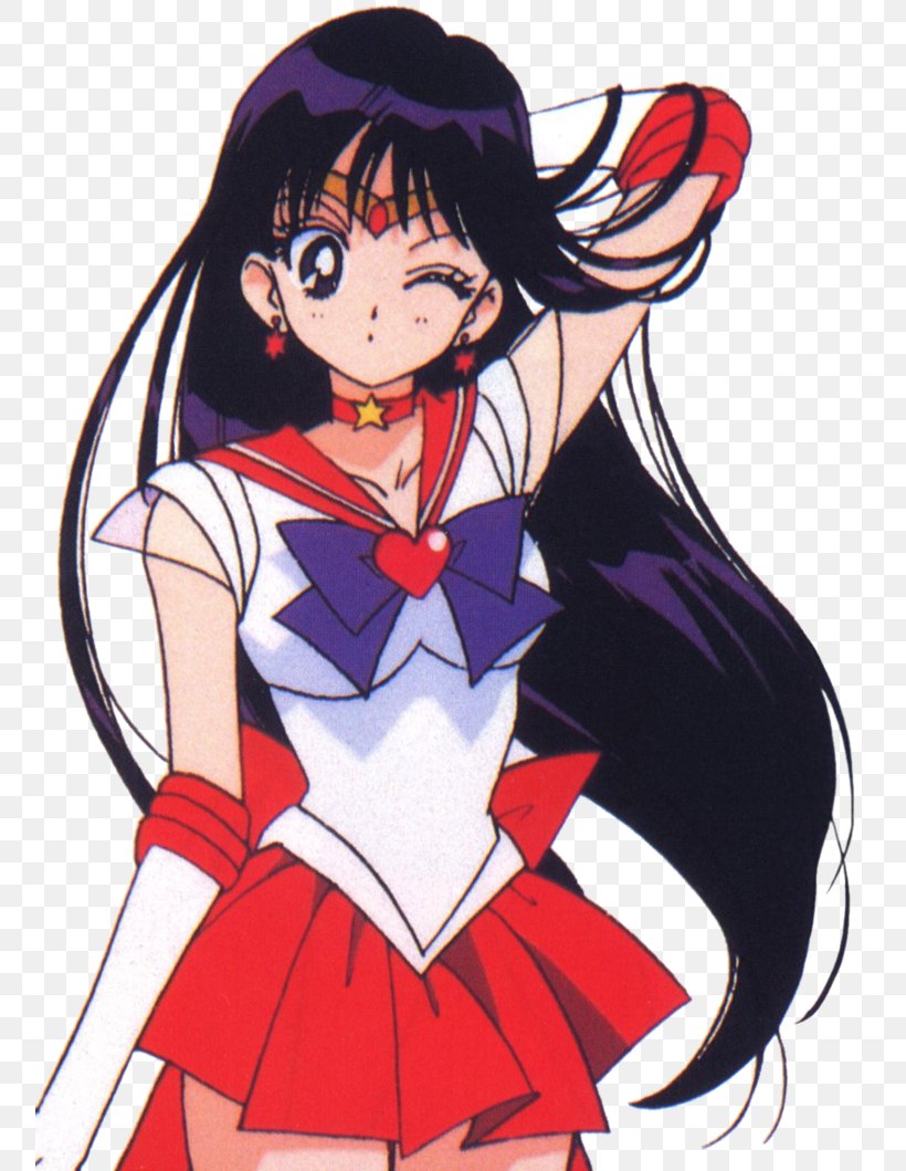 Sailor Mars Sailor Venus Sailor Mercury Sailor Jupiter Sailor Moon, PNG, 755x1059px, Watercolor, Cartoon, Flower, Frame, Heart Download Free