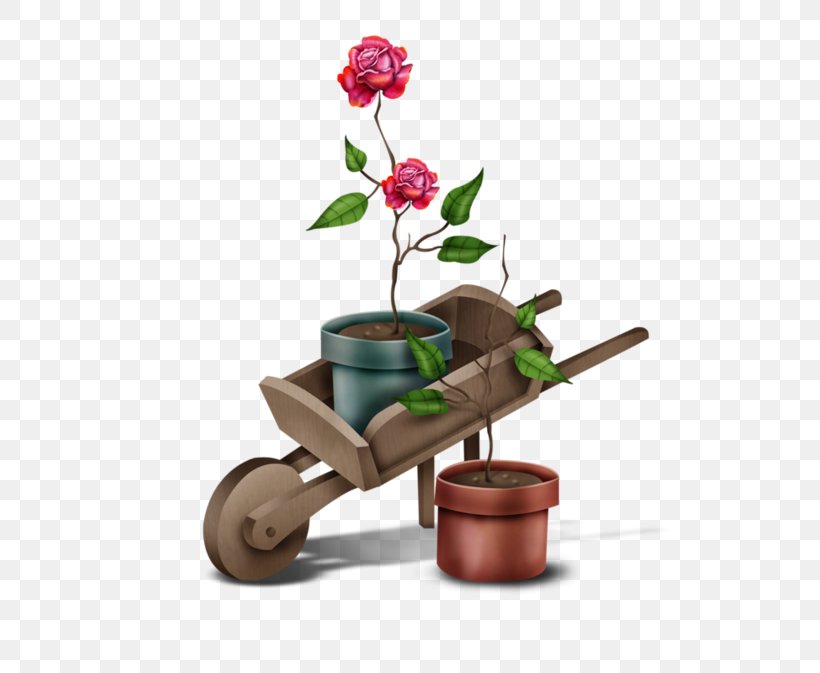 Wheelbarrow Garden Clip Art, PNG, 600x673px, Wheelbarrow, Cartoon, Flower, Flowerpot, Garden Download Free