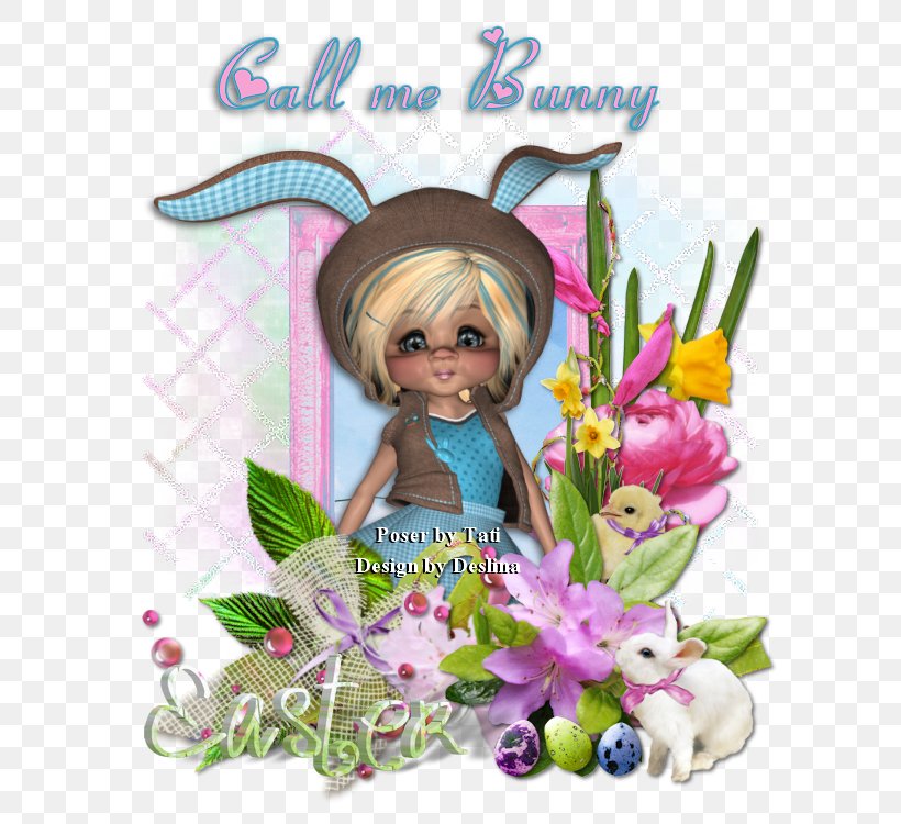 Easter Bunny Flower, PNG, 750x750px, Easter Bunny, Easter, Fictional Character, Flower, Plant Download Free