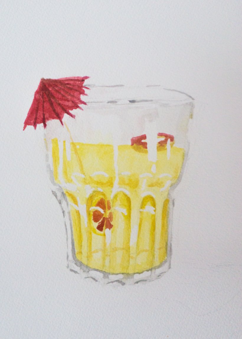 Lemonade Everyday Watercolor: Learn To Paint Watercolor In 30 Days Watercolor Painting Drink DeviantArt, PNG, 1024x1434px, Lemonade, Art, Artist, Cocktail Garnish, Deviantart Download Free